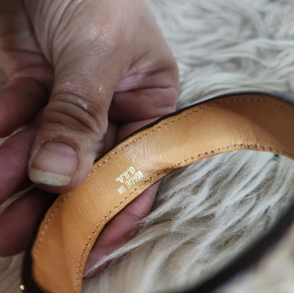 Coach Snakeskin Kisslock Bracelet - Picture 8 of 10